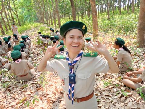 ภาพกิจกรรมการการเดินทางไกล ลูกเสือ-เนตรนารี สามัญรุ่นใหญ่ และลูก