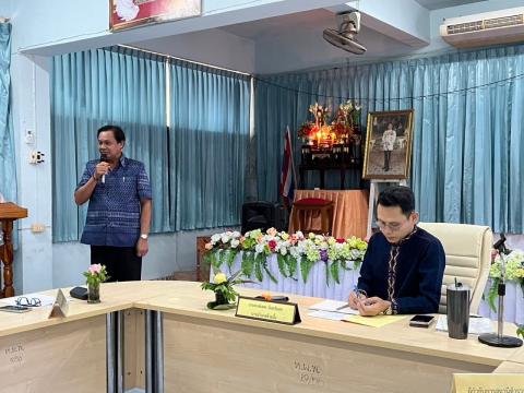 ทีมผู้บริหารร่วมประชุมหัวหน้าส่วนราชการ ประจำเดือนมิถุนายน
