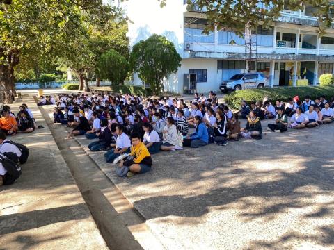 ในวันที่ ๒๒ พฤศจิกายน ๒๕๖๗ โรงเรียนหัวยผึ้งพิทยาร่วมกับสำนักพระพ