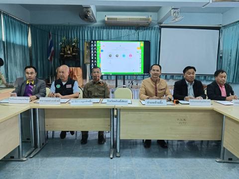 การบันทึกความร่วมมือโครงการสถานศึกษาสีขาวปลอดยาเสพติดและอบายมุข